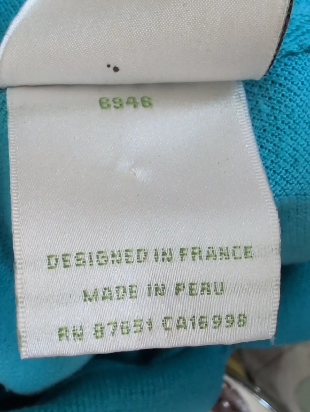 Lacoste Mens Blue Short Sleeve Polo Shirt Size 7 Or XXL - Picture 4 of 7